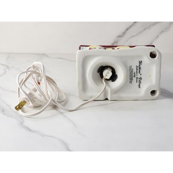 Watkins Christmas Village General Store Lighted House 5 3/4" Ceramic 1992 Vtg - Picture 12 of 15